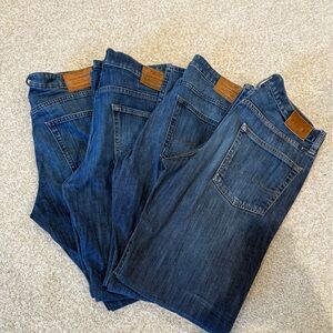 Set of 4 Lucky Brand Men’s 221 Straight-Fit Lucky Jeans